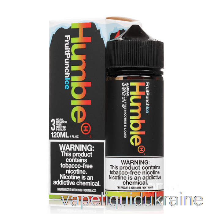 Vape Liquid Ukraine ICE Fruit Punch - Humble Juice Co - 120mL 0mg